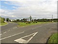 Road junction west of Widdrington Station in Widdrington Station and Stobswood