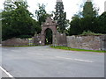 Entrance gates to Condover Hall in SY5 7AU
