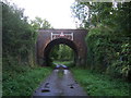 Mid-Norfolk Railway bridge over lane, Hoe in Hoe and Worthing