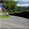 Weight restriction sign, Heol Pant y Gored near Creigiau in CF15 9JX