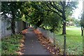 Path by Pefferside Park in IV15 9SL