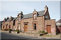 Red sandstone villas, Gladstone Terrace, Turriff in AB53 4SH