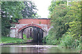 Bridge (No 83) and Sandon Lock, Trent and Mersey Canal, Staffordshire in ST18 0DH