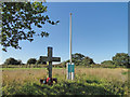 Cross at the head of the Avenue of Remembrance in NR11 8UT