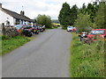 Road and an abundance of motorbikes at Larchview Cottages, Burnfood in DG1 1RL