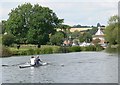 Rowers on the River Soar in LE12 5PH