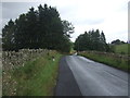 Minor road approaching Langshaw in TD1 2PA