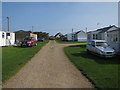 Footpath through Coast Road Chalet Estate in NR12 0AA