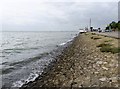 High tide by the Western Esplanade in SS0 7DG