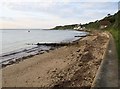 The beach at Totland in PO39 0EP