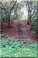 Steps up towards Boon's Barn in MK43 8BT