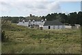 Buildings near Lunan Bay car park in DD11 5ST