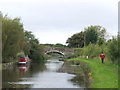Leeds - Liverpool Canal at Martin Lane Bridge in West Lancashire District (B)