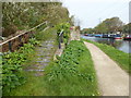 Remains of an old bridge over the River Lee Navigation in EN9 3YZ