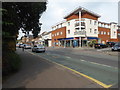 Looking across High Street, Waltham Cross in EN8 7DF