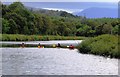 Canoes on the Caledonian Canal in Banavie