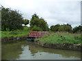 Narrowboat moored in Saddington feeder channel in LE8 0QR