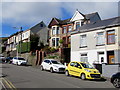 Houses on the north side of Wern Street, Clydach Vale in CF40 2DX