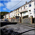 Western end of Evans Terrace, Clydach Vale in CF40 2DG