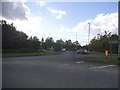 Roundabout for Cambridge Research Park on Ely Road in CB25 9PD