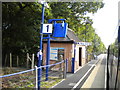 Up platform, Denham Golf Club station in UB9 4LD
