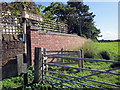 Stile and footpath to Willaston in CH64 1SB