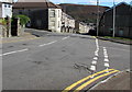 Staggered crossroads in Tonypandy in CF40 2RH