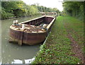 Old barge along the Ashby Canal in CV13 6JJ