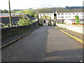 The driveway from The High Kirk of Campsie to Main Street (A891) in Lennoxtown in Lennoxtown