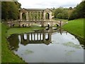 Palladian Bridge in Prior Park in BA2 5BJ