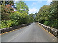 Road (B822) and Fintry Bridge crossing Endrick Water in G63 0XE