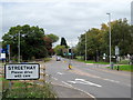 Streethay Village Sign on A5127 Burton Road in WS13 8LF