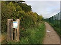 Entrance to Three Brooks Nature Reserve in BS32 0DU