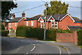 Houses on a bend in Calmore Road in SO40 2BB
