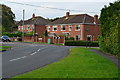 Houses on the corner of Loperwood Lane in SO40 2BB
