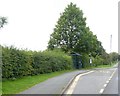 Bus shelter on A53 on the edge of Endon in ST9 9DU