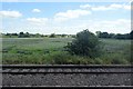 Flat farmland by the railway line in CB22 4WL