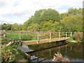 Footbridge over the River Chess west of Sarratt in WD3 6HD