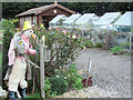 A scarecrow and Greenhouses at Lindengate in HP22 6BB