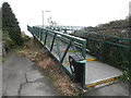 Footbridge over the A468, Pwllypant in CF83 3GX