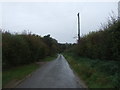 Minor road near Crow Hall Farm in Burnham Market & Docking Ward
