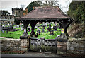 Lych Gate at St Mathew's Church. Pentrich, Derbyshire. in DE5 3RH