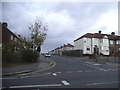 Cheviot Road at the junction of Hornchurch Road in RM11 1NT