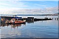 Jetty and Tay Bridge in Newport-on-Tay