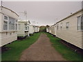 Access road, Heacham Beach Caravan Park in PE31 7AP