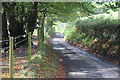 Minor road down to Lower Machen from Ochrwyth in NP10 8GY