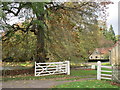 The lake end, Hackthorn Park in Hackthorn