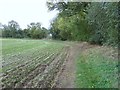 Footpath around a field in PE6 9EY