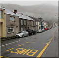 West along Dunraven Street, Treherbert in CF42 5PR