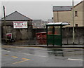 Dunraven Street bus stop and shelter, Treherbert in CF42 5PR